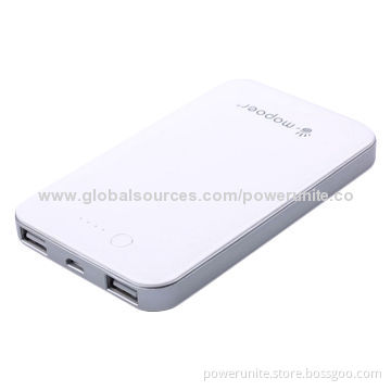 External Battery with 8,000mAh High-capacity, Li-polymer Battery Charge for All Mobile Phones